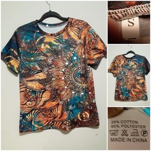 Brightly Patterened Beautiful Unisex Teeshirt